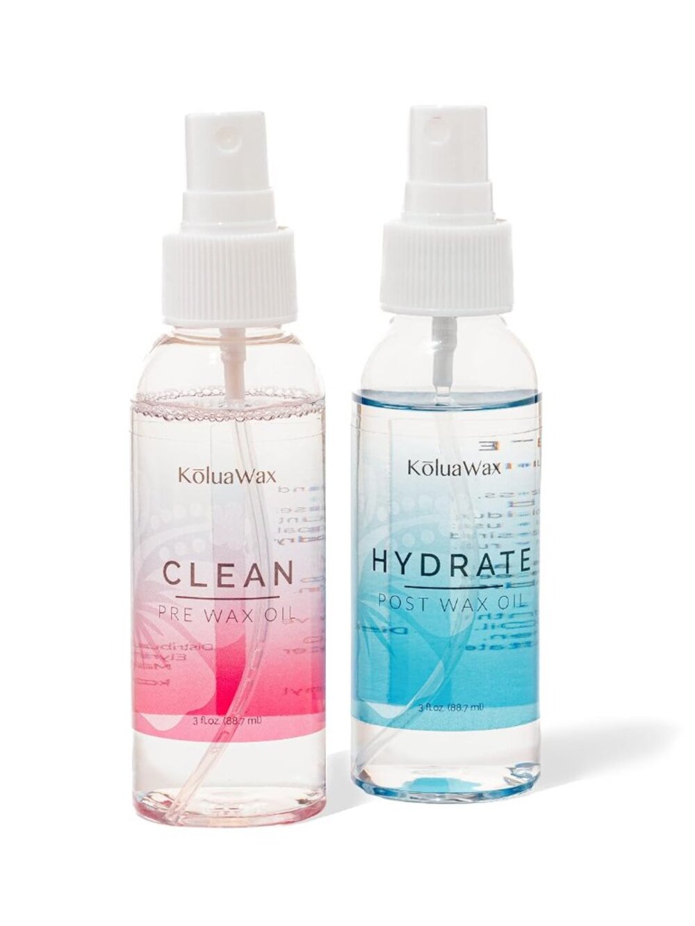 KoluaWax Clean & Hydrate At Home Waxing Kit Oils (3oz)